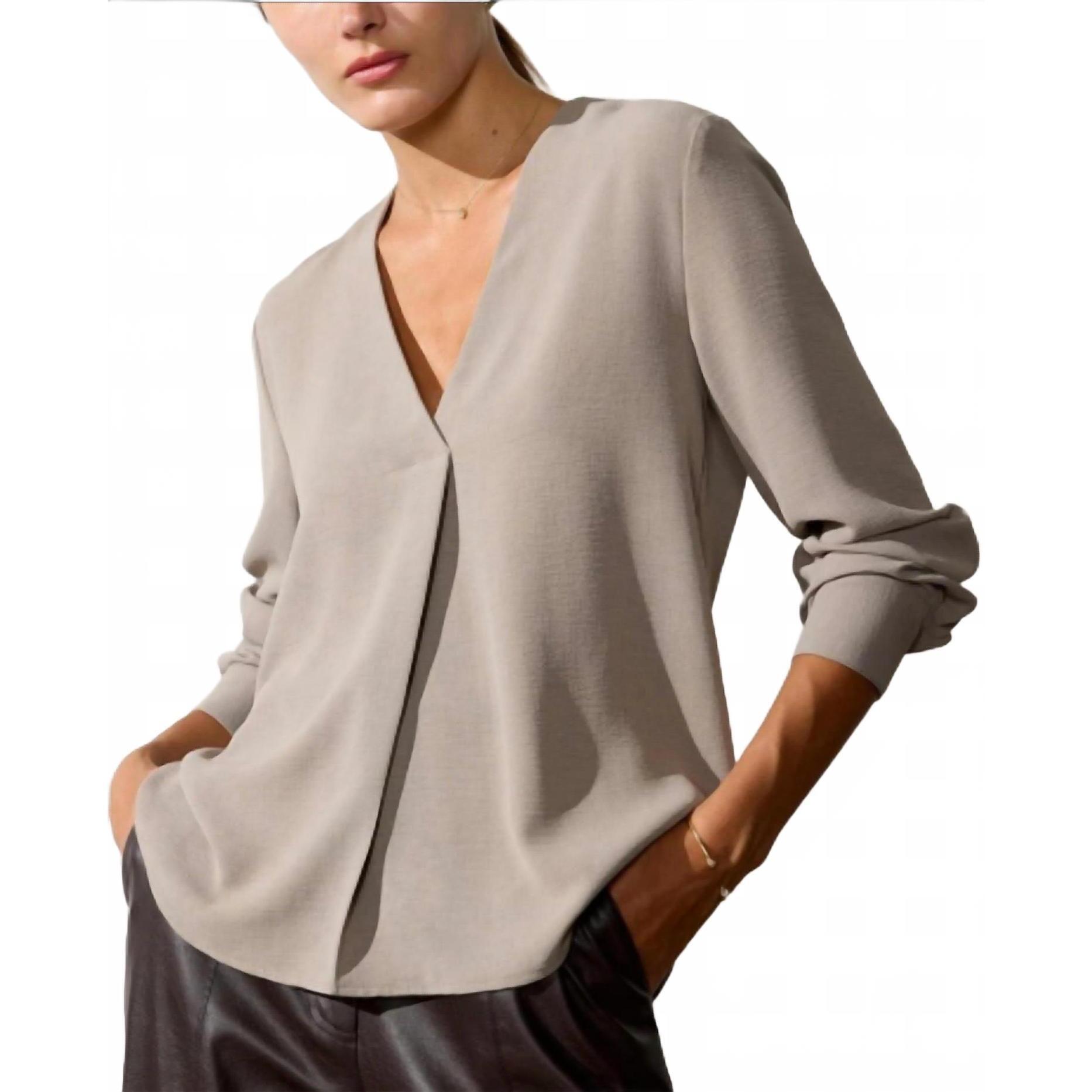 New Brochu Walker Elena Blouse In Farrow